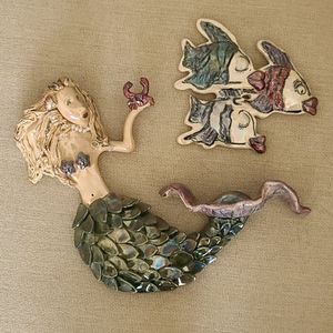 Blue Sky Clayart Beach Collection Mermaid
